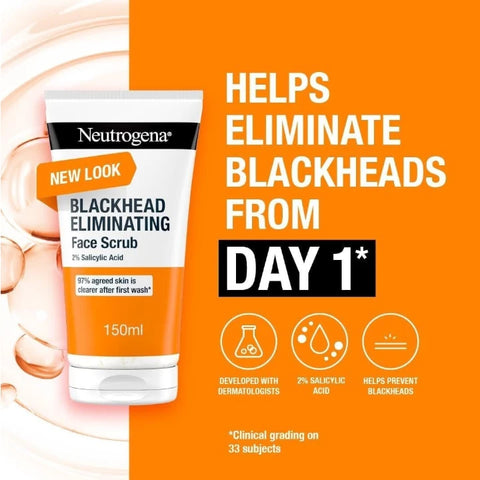 Neutrogena Blackhead Eliminating 2% Salicylic Acid Face Scrub 150ml