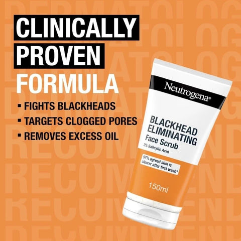 Neutrogena Blackhead Eliminating 2% Salicylic Acid Face Scrub 150ml