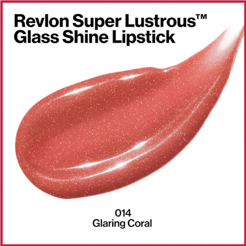 Revlon Super Lustrous Glass Shine Lipstick 014 Glaring Coral