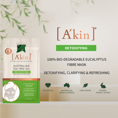 A'kin Australian Tea Tree Oil Detoxifying Face Mask 20ml