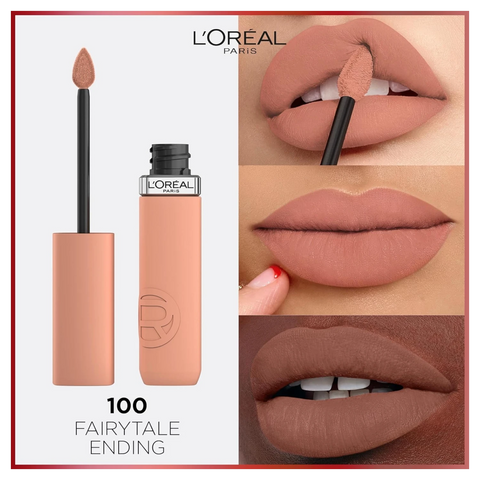L'Oreal Infallible Le Matte Resistance Liquid Lipstick 100 Fairytale Ending