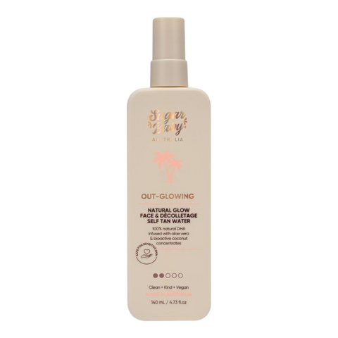 SugarBaby Out-Glowing Natural Glow Face & Decolletage Self Tan Water 140ml