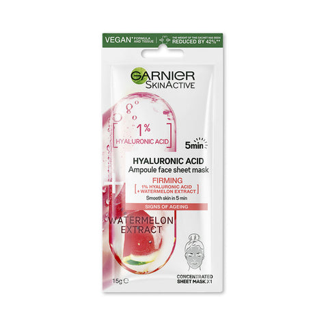 Garnier Skin Active Hyaluronic Acid Face Mask Watermelon Extract 15g