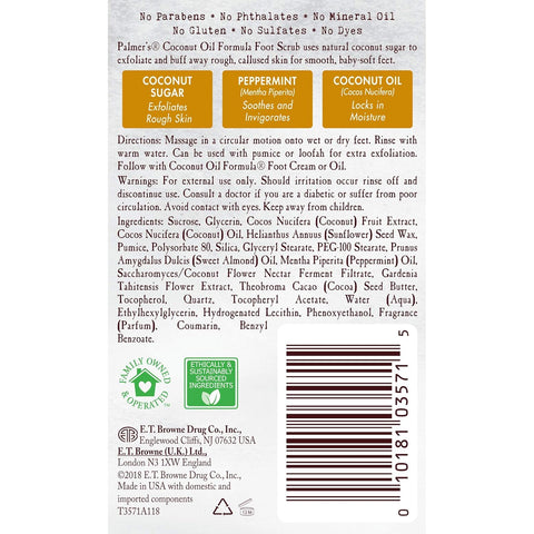 Palmers Coconut Sugar Foot Scrub 60g