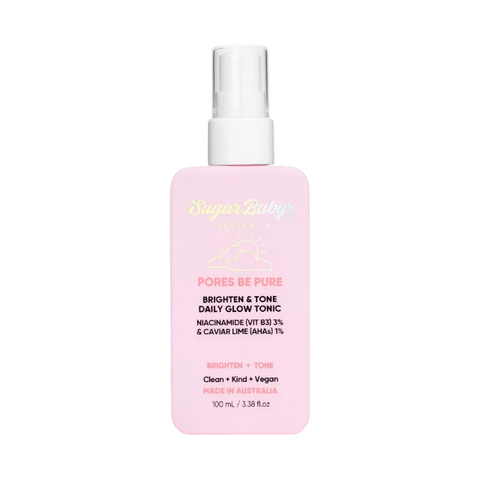 SugarBaby Pores Be Pure Brighten & Tone Daily Glow Tonic 100ml