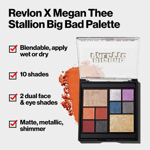 Revlon Eyeshadow Palette Megan Thee Stallion Big Bad Face