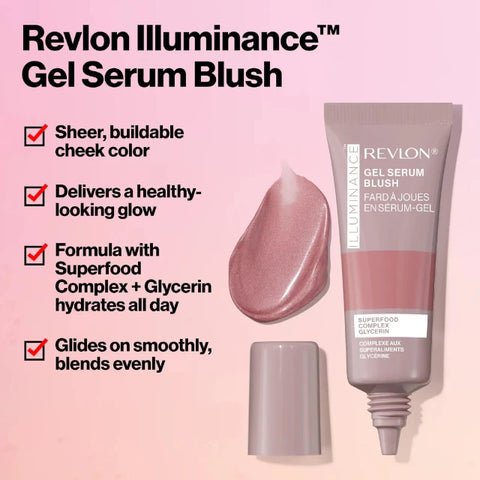 Revlon Illuminance Gel Serum Blush 130 Beaming Coral