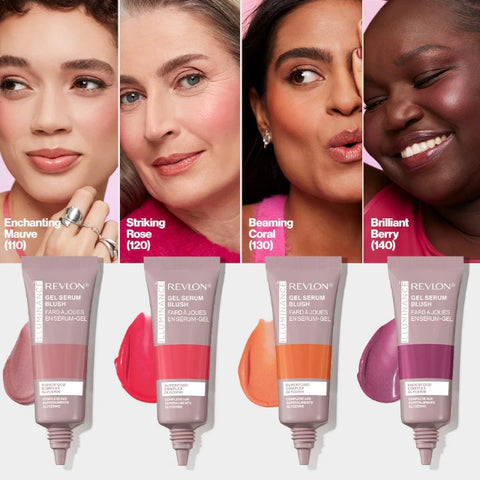 Revlon Illuminance Gel Serum Blush 130 Beaming Coral