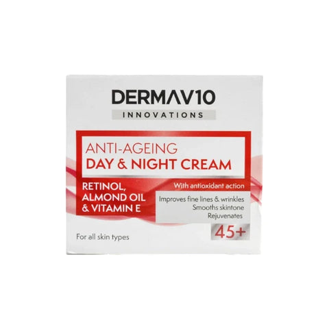 Derma V10 Anti-Ageing Day & Night Retinol Cream 50ml