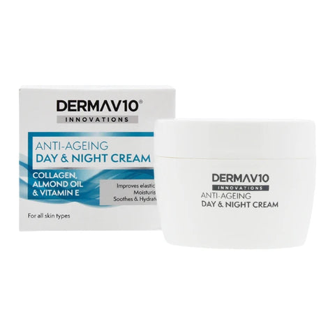 Derma V10 Anti-Ageing Day & Night Collagen Cream 50ml