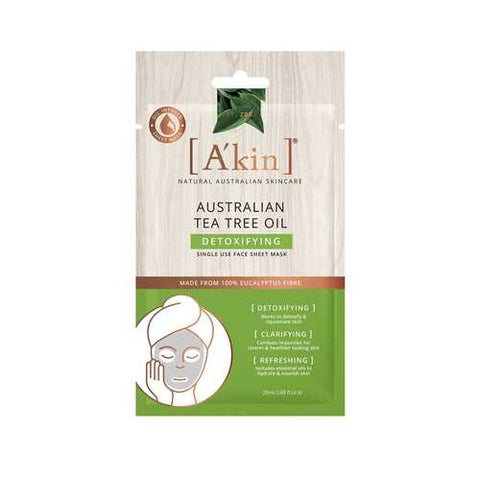 A'kin Australian Tea Tree Oil Detoxifying Face Mask 20ml