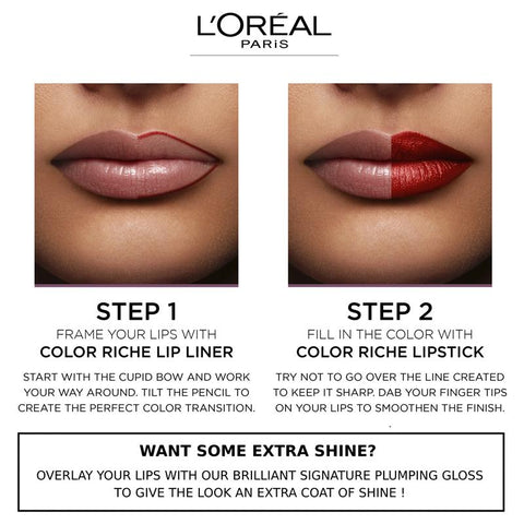 L'Oreal Color Riche Le Lip Liner 374 Intense Plum