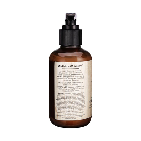 A'kin Nourishing Cream Cleanser & Toner For Dry & Sensitive Skin 140ml