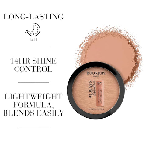 Bourjois Always Fabulous Matte Powder 215 Golden Vanilla