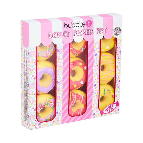 Bubble T Sweetea Donut Fizzer Set 9pc