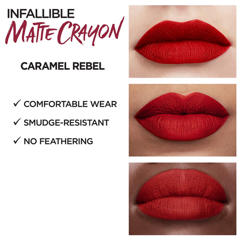 L'Oreal Matte Lip Crayon 506 Caramel Rebel