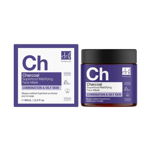 Dr Botanicals Charcoal Superfood Mattifying Face Mask 60ml