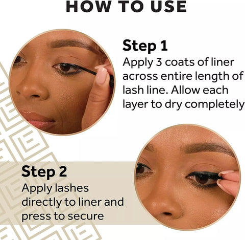 Eylure London Pro Magnetic Eyeliner & Lash System Faux Mink Accent