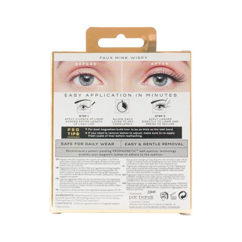 Eylure London Pro Magnetic Eyeliner & Lash System Faux Mink Wispy