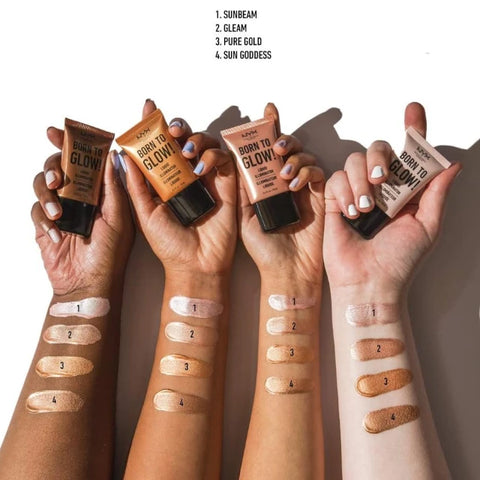 NYX Born To Glow Liquid Illuminator 02 Gleam