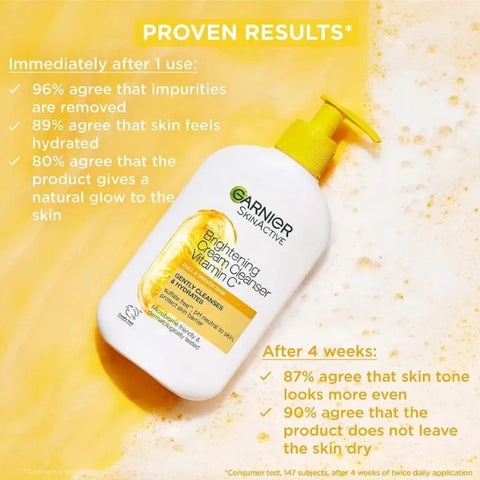 Garnier Skin Active Vitamin C Brightening Cream Cleanser 250ml