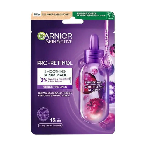 Garnier Skin Active Pro-Retinol Smoothing Serum Mask