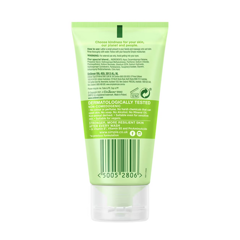 Simple Kind To Skin Refreshing Facial Wash 150ml