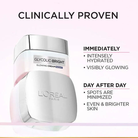 L'Oreal Paris Glycolic Bright Night Cream 50ml