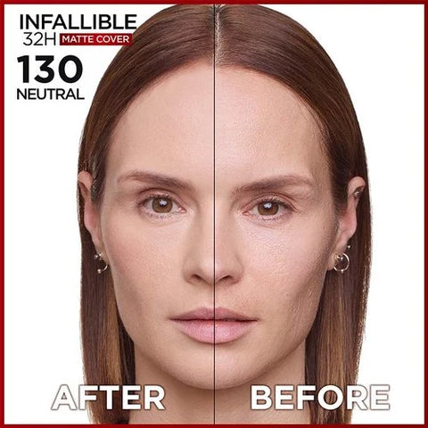 L'Oreal Infallible 32H Matte Cover Foundation SPF25 130 True Beige