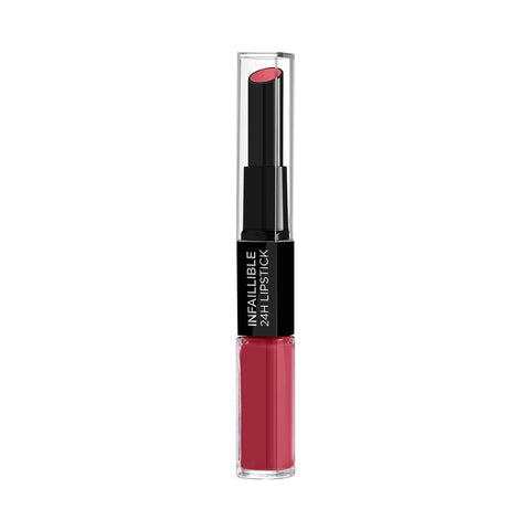 L'Oreal Infallible 2 Step Lip Color 804 Metro-Proof Rose