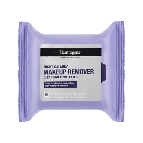 Neutrogena Night Calming Makeup Remover Cleansing Wipes 25pk