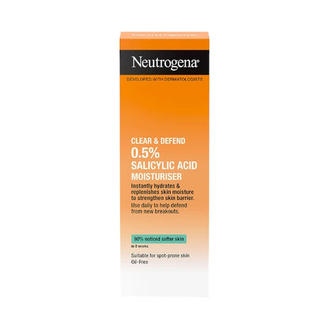 Neutrogena Clear & Defend 0.5% Salicylic Acid Moisturiser 50ml