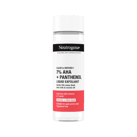 Neutrogena Clear & Defend 7% AHA + Panthenol Liquid Exfoliant 125ml