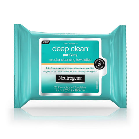 Neutrogena Deep Clean Purifying Cleansing Wipes 25pk