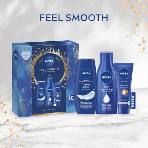 Nivea Feel Smooth Skincare Moments Gift Set 4pc