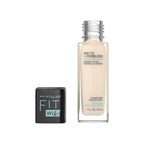 Maybelline Fit Me Matte + Poreless Foundation Normal Oily 110 Porcelain