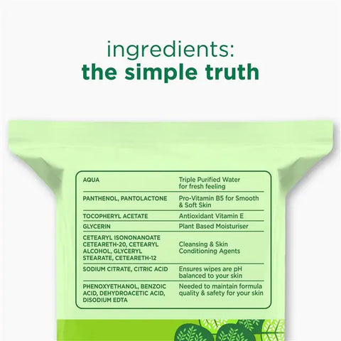 Simple Kind To Skin Cleansing Face Wipes 25pk