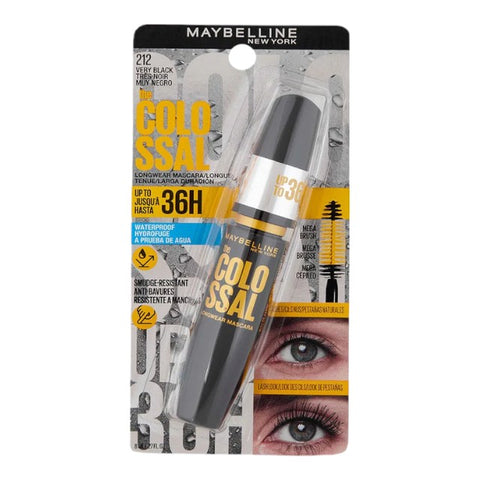Maybelline The Colossal 36HR Mascara Waterproof 212 Very Black