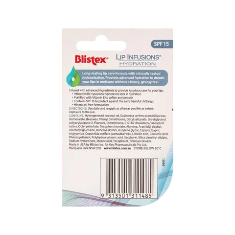 Blistex Lip Infusions Hydration SPF15 Lip Balm