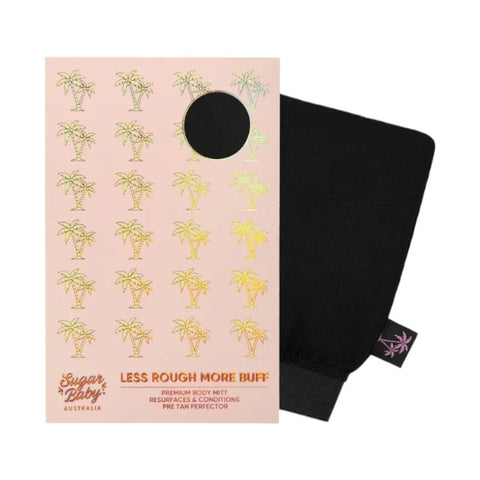 SugarBaby Less Rough More Buff Pre-Tan Perfector and Exfoliating Body Mitt