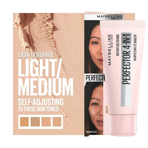 Maybelline Perfector 4-In-1 Whipped Matte Makeup 02 Light Medium 30ml