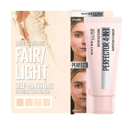Maybelline Perfector 4-In-1 Whipped Matte Makeup 00 Fair/Light 30ml