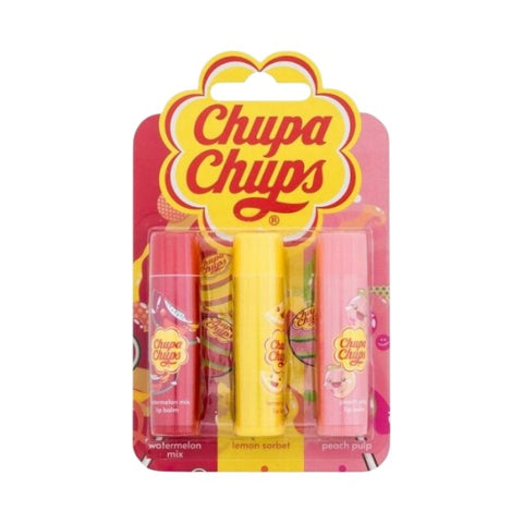 Chupa Chups Trio Lip Balm Set 3pc