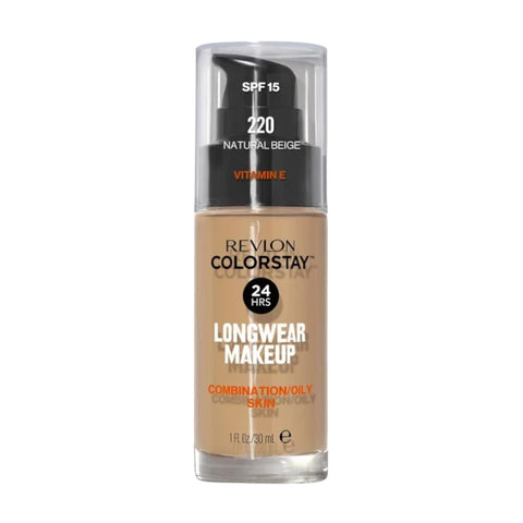Revlon ColorStay Longwear Makeup Combination/Oily 220 Natural Beige