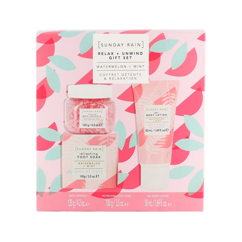 Sunday Rain Relax + Unwind Watermelon + Mint Trio