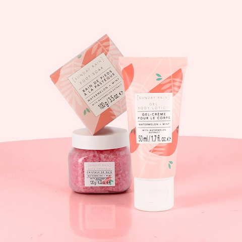 Sunday Rain Relax + Unwind Watermelon + Mint Trio
