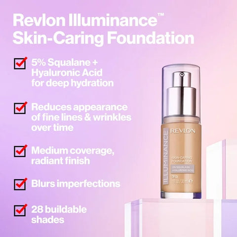 Revlon Illuminance Skin Caring Foundation 313 Light Tan