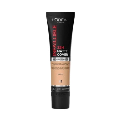 L'Oreal Infallible 32H Matte Cover Foundation SPF25 145 Rose Beige