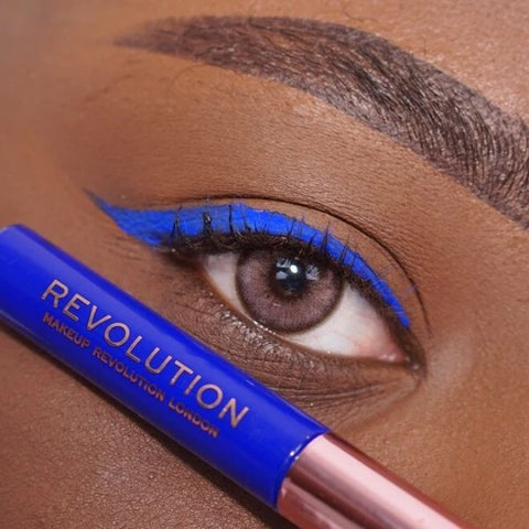 Revolution Super Flick Liquid Eyeliner Blue