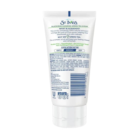 St. Ives Blackhead Clearing Green Tea Scrub 150ml
